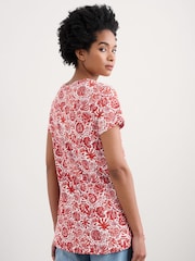 Seasalt Cornwall Red Risso Short Sleeve Tunics - Image 2 of 6