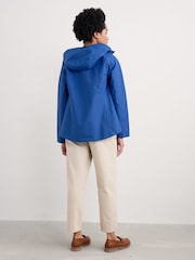 Seasalt Cornwall Blue Waterway Waterproof Jacket - Image 3 of 5