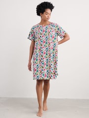 Seasalt Cornwall Black Day Star Jersey Nightdress - Image 1 of 5