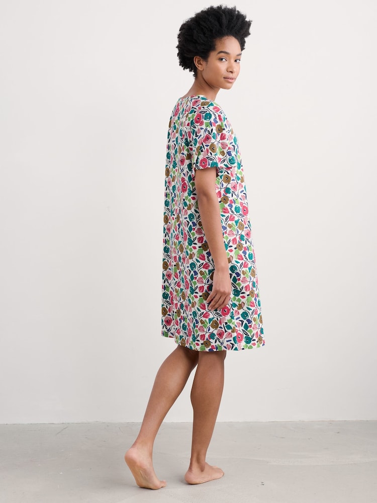 Seasalt Cornwall Black Day Star Jersey Nightdress - Image 2 of 5