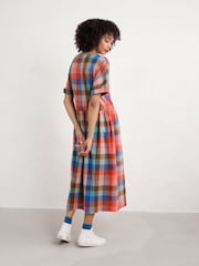 Seasalt Cornwall Multi Secret Cove 3/4 Sleeve Midi Dress - Image 2 of 6