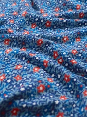 Seasalt Cornwall Blue Tall Secret Cove 3/4 Sleeve Midi Dress - Image 5 of 5