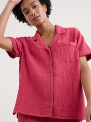 Seasalt Cornwall Pink Morning Light 100% Cotton Pyjamas - Image 3 of 5