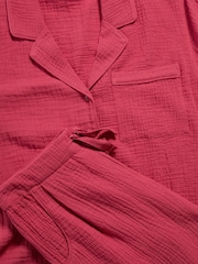 Seasalt Cornwall Pink Morning Light 100% Cotton Pyjamas - Image 5 of 5