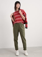 Seasalt Cornwall Green Petite Nanterrow Trousers - Image 3 of 5
