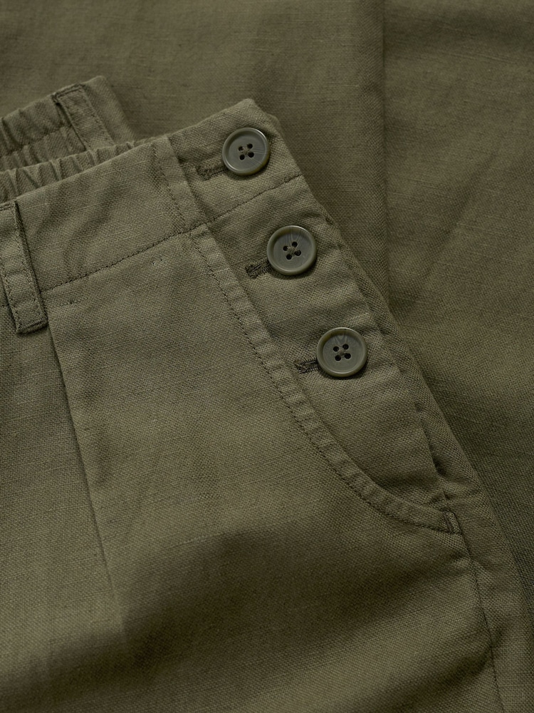 Seasalt Cornwall Green Petite Nanterrow Trousers - Image 5 of 5