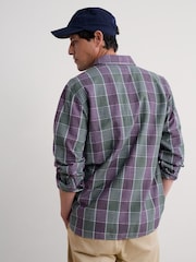 Seasalt Cornwall Black Multi Mens Banyan Checked 100% Cotton Shirt - Image 2 of 5