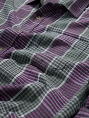 Seasalt Cornwall Black Multi Mens Banyan Checked 100% Cotton Shirt - Image 5 of 5