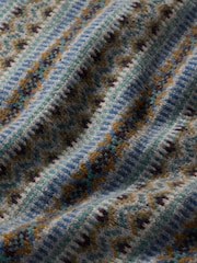 Seasalt Cornwall Grey Mens Fairisle Pattern Walt Vest - Image 1 of 5