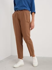 Seasalt Cornwall Brown Petite Nanterrow Trousers - Image 1 of 5