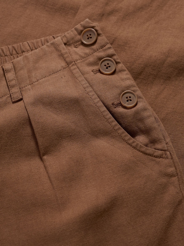 Seasalt Cornwall Brown Petite Nanterrow Trousers - Image 5 of 5