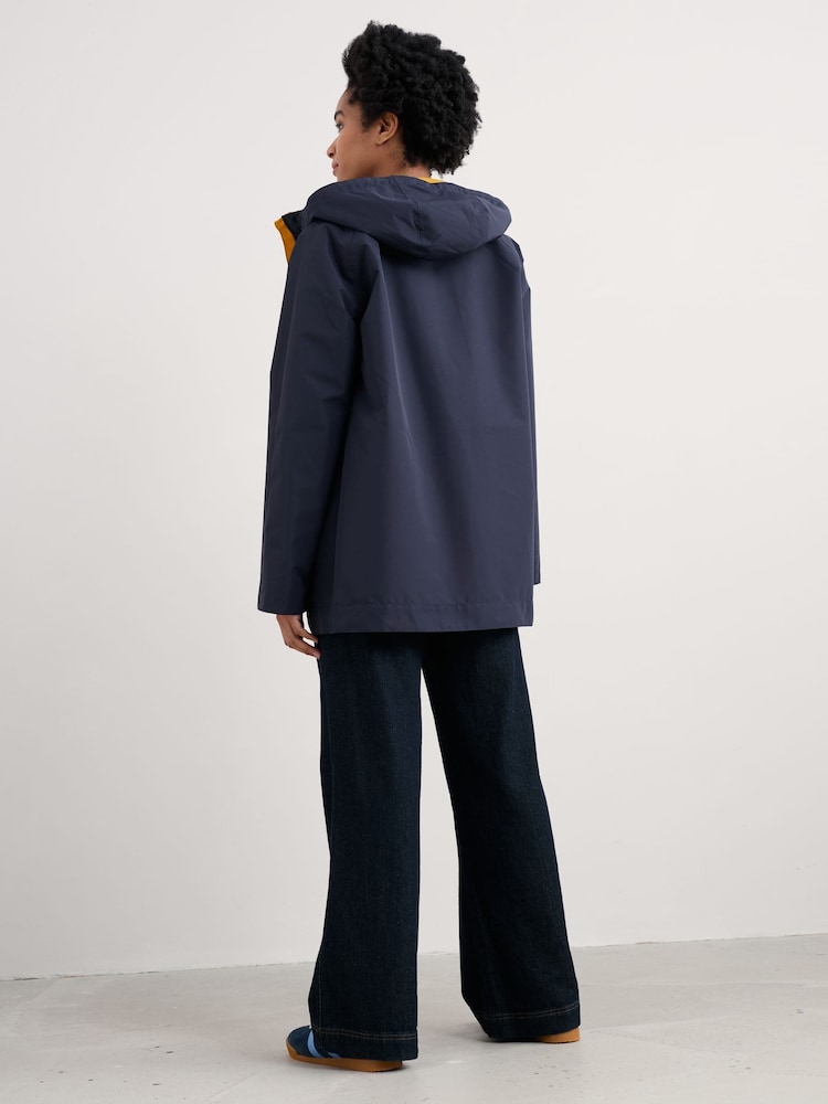 Seasalt Cornwall Yellow The Reversible Raincoat - Image 2 of 4