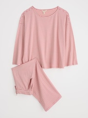 Roze - Seasalt Cornwall Tree Shadow pyjama van jersey - Image 4 of 5