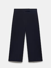 Mint Velvet Blue Cropped Wide Trousers - Image 7 of 8