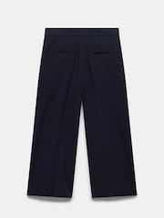 Mint Velvet Blue Cropped Wide Trousers - Image 8 of 8