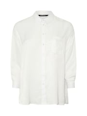 Yours Curve White Button Through Blouse - Image 5 of 5