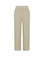 PixieGirl Petite Natural Acid Wash 100% Cotton Wide Leg Trousers - Image 5 of 5