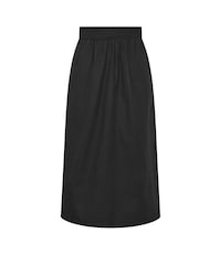 M&Co Black Poplin Midi 100% Cotton Skirt - Image 5 of 5