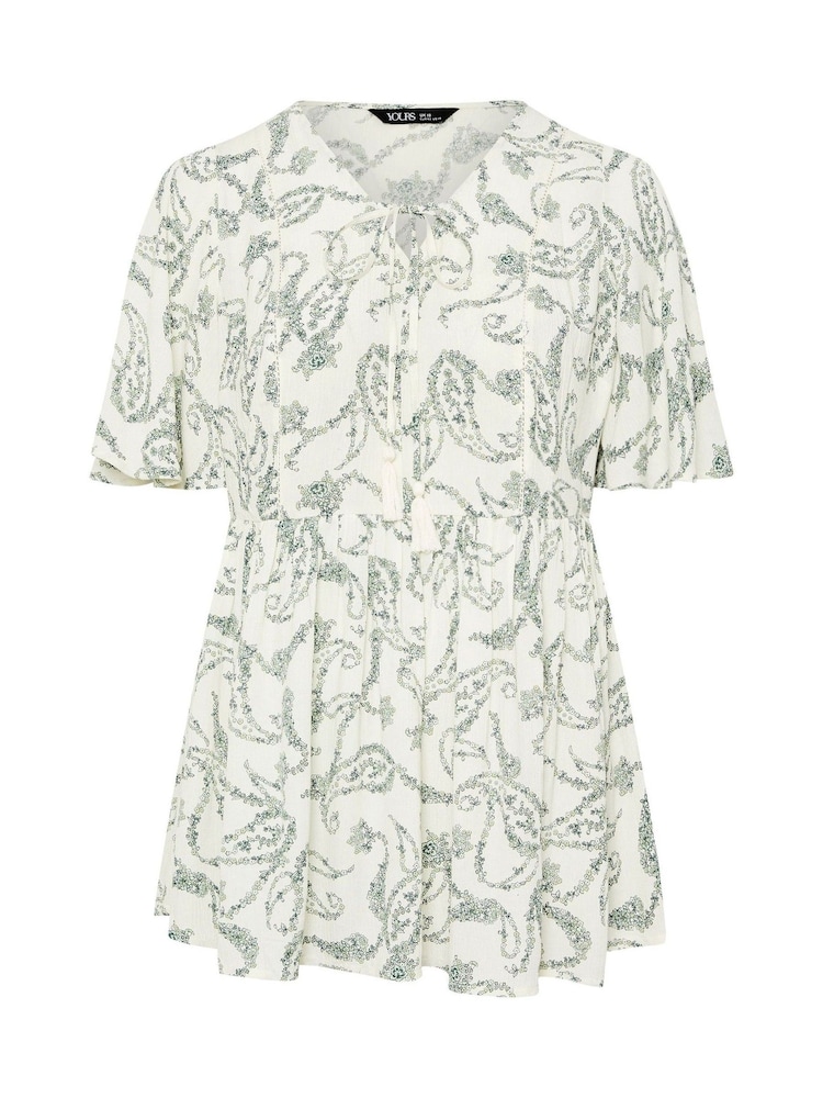 Blanco - Yours Curve Angel Boho Top - Imagen 5 de 5 Blanco - Yours Curve Angel Boho Top - Imagen 5 de 5