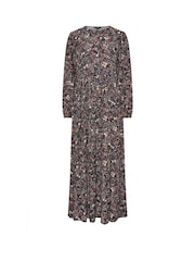 Long Tall Sally Black Ditsy Crinkle Maxi Dress - Image 5 of 5