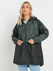 Легкая парка из 100% хлопка в стиле колор блок Yours Curve - Изображение 1 из 5