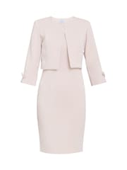 Gina Bacconi Pink Corinne Crepe Dress And Jacket Set - Image 5 of 5