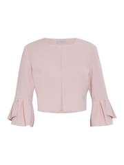 Gina Bacconi Gigi Moss Crepe Bolero - Image 5 of 5