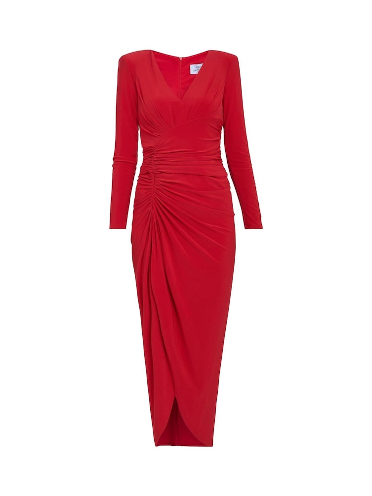 Vestido rojo de punto Julianna de Gina Bacconi - Imagen 6 de 6 Vestido rojo de punto Julianna de Gina Bacconi - Imagen 6 de 6