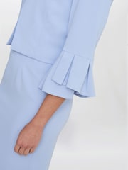 Gina Bacconi Gigi Moss Crepe Bolero - Image 4 of 5