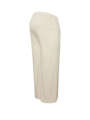 Yours Curve Natural Maternity Ribbed Wide Leg Trousers - Image 5 of 5
