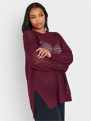 Yours Curve Purple Side Split Jumper - Image 5 of 9