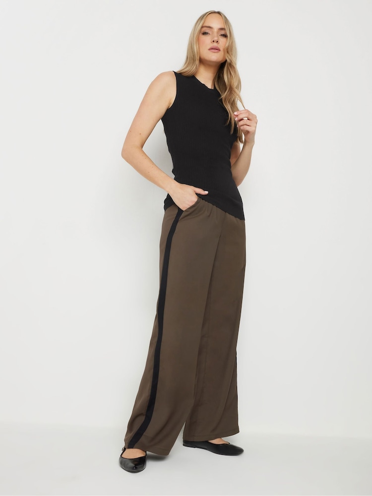 Long Tall Sally Black Ribbed High Neck Vest - Image 2 of 4