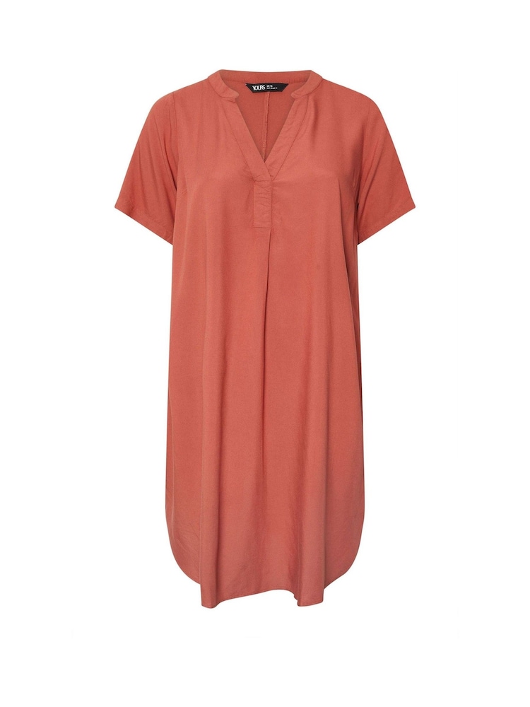 Yours Curve Pink Tunic Dress - Image 6 of 6