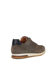 Dune London Grey Wide Fit Trilogy Perforated Runner Trainers - Image 2 of 5