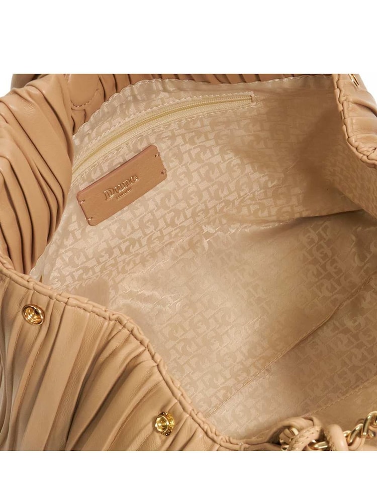 Dune London Pink Dominic Large Pleated Slouch Bag - Image 5 of 5 Dune London Pink Dominic Large Pleated Slouch Bag - Image 5 of 5