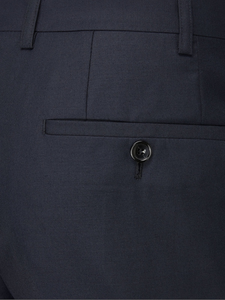Skopes Blue Tapered Fit Farnham Crease Resistant Suit Trousers - Image 5 of 5