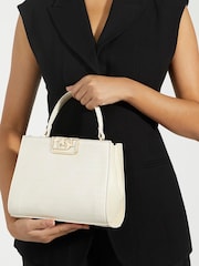Dune London Cream Dilly Small Grab Handle Bag - Image 1 of 5