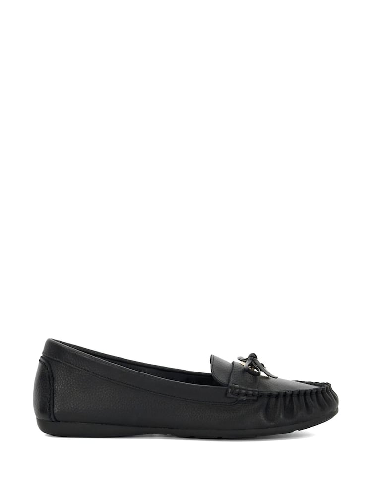 Negro - Mocasines de cuero con detalle de ribete Grovers de Dune London - Imagen 2 de 6 Negro - Mocasines de cuero con detalle de ribete Grovers de Dune London - Imagen 2 de 6
