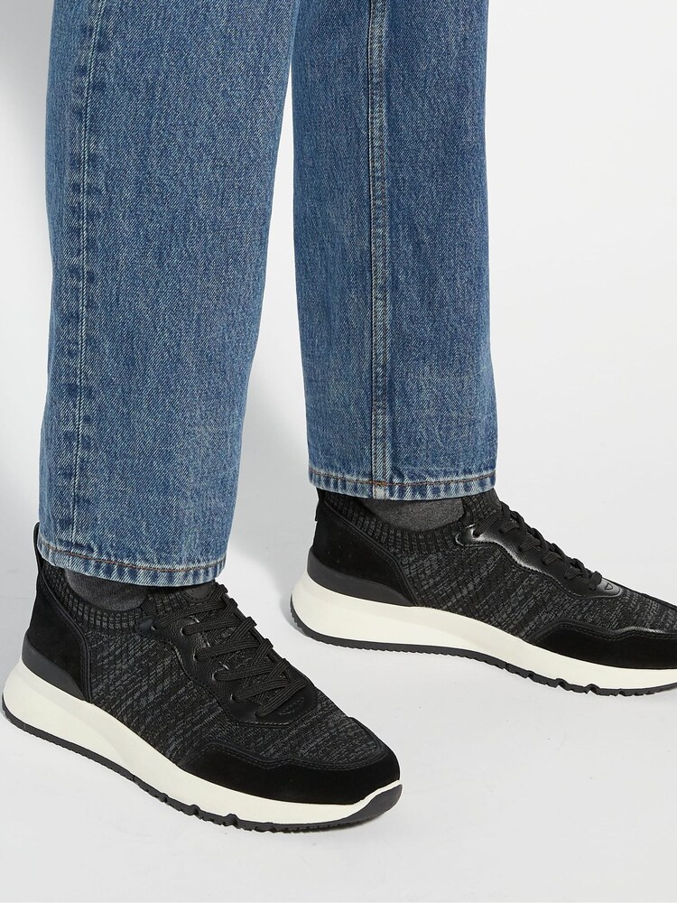 Negro - Dune London Thorny Knitted Runner Trainers - Imagen 1 de 6 Negro - Dune London Thorny Knitted Runner Trainers - Imagen 1 de 6