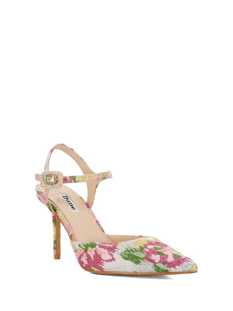Roze/crème - Dune London Channel Y Back Open Court Heels - Image 3 of 6