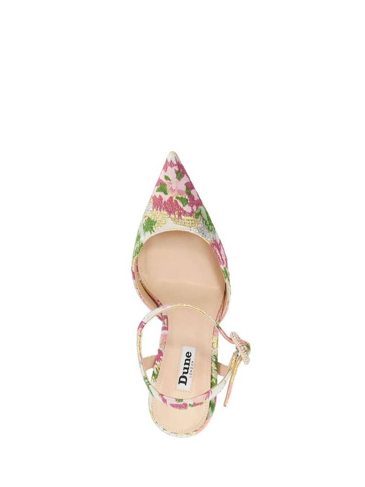 Roze/crème - Dune London Channel Y Back Open Court Heels - Image 5 of 6