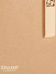 Dune London CAMEL-REPTILE Dinkydenbeigh Mini Branded Handle Tote Bag - Image 5 of 5