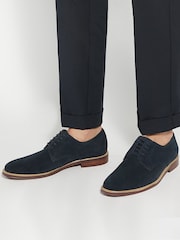 modra - Dune London Stanley Mehki usnjeni čevlji Gibson - Slika 1 iz 6