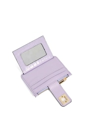 Lila - Dune London Karra Turn Lock Card Holder Wallet - Bild 3 von 4