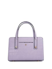 Dune London Purple Dinkydenbeigh Mini Branded Handle Tote Bag - Image 3 of 5
