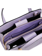 Dune London Purple Dinkydenbeigh Mini Branded Handle Tote Bag - Image 5 of 5