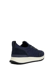 Dune London Blue Thorny Knitted Runner Trainers - Image 3 of 6