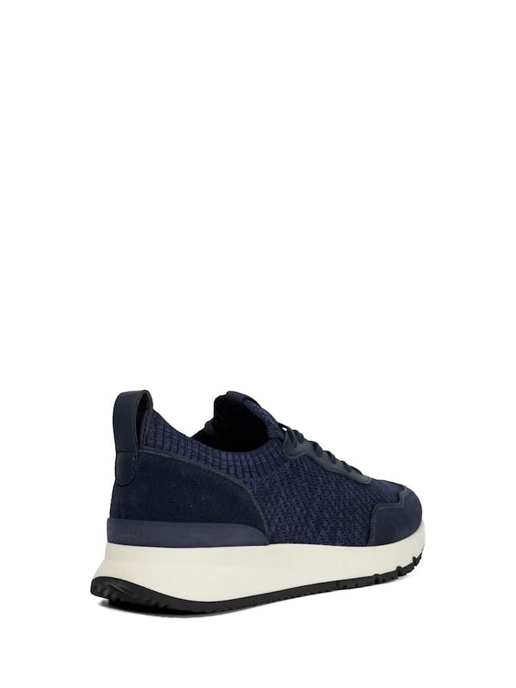 Dune London Blue Thorny Knitted Runner Trainers - Image 3 of 6