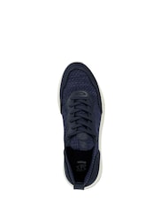 Dune London Blue Thorny Knitted Runner Trainers - Image 5 of 6