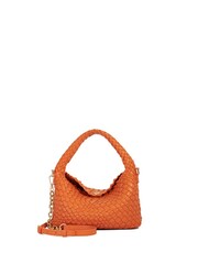 Dune London Orange Dinky deliberate Mini Woven Slouch Bag - Image 2 of 4